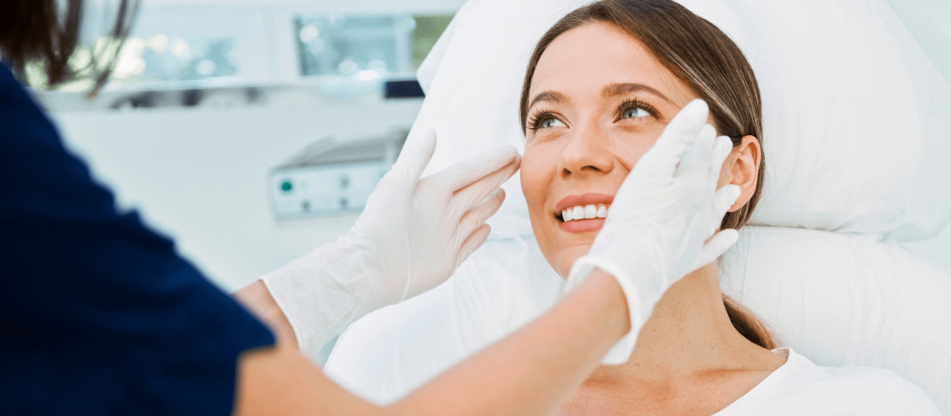 woman at appointment smiling